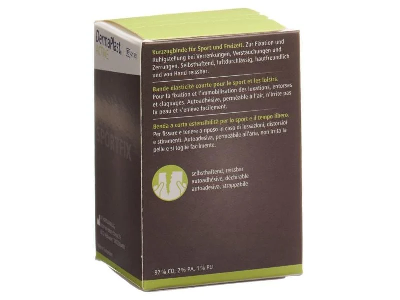 DermaPlast Active Sportfix, Sportbandage, beige, 8 cm x 5 m, 1 Stück