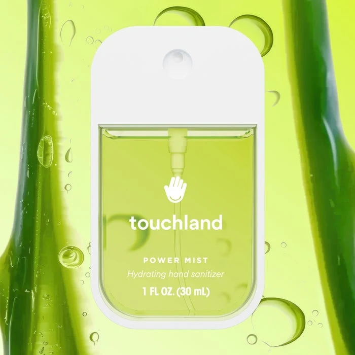[Self-operated] Touchland Power Mist Moisturizing Hand Sanitizer, Lime and Aloe Vera Scent, 30ml (USA) - Highly Effective Disinfecting, Soothing, Repairing, and Refreshing for Sensitive Skin - Portable Hand Sanitizer with Premium Fragrance