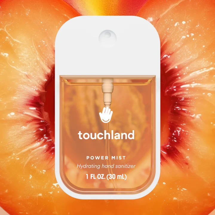 [Self-operated] Touchland Power Mist Moisturizing Hand Sanitizer, Citrus Scent, 30ml (USA) - Highly Effective Disinfecting, Soothing, Repairing, and Refreshingly Fragrant Portable Hand Sanitizer for Sensitive Skin