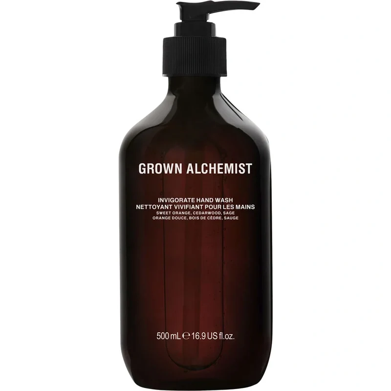 [Self-operated] Grown Alchemist Revitalizing Hand Wash 500ml (Australia) - Sweet Orange, Cedarwood, and Sage Scent. Highly effective cleansing, gentle on skin, moisturizing, repairing, non-drying, revitalizing, soothing, and gentle fragrance that helps repair the skin barrier.