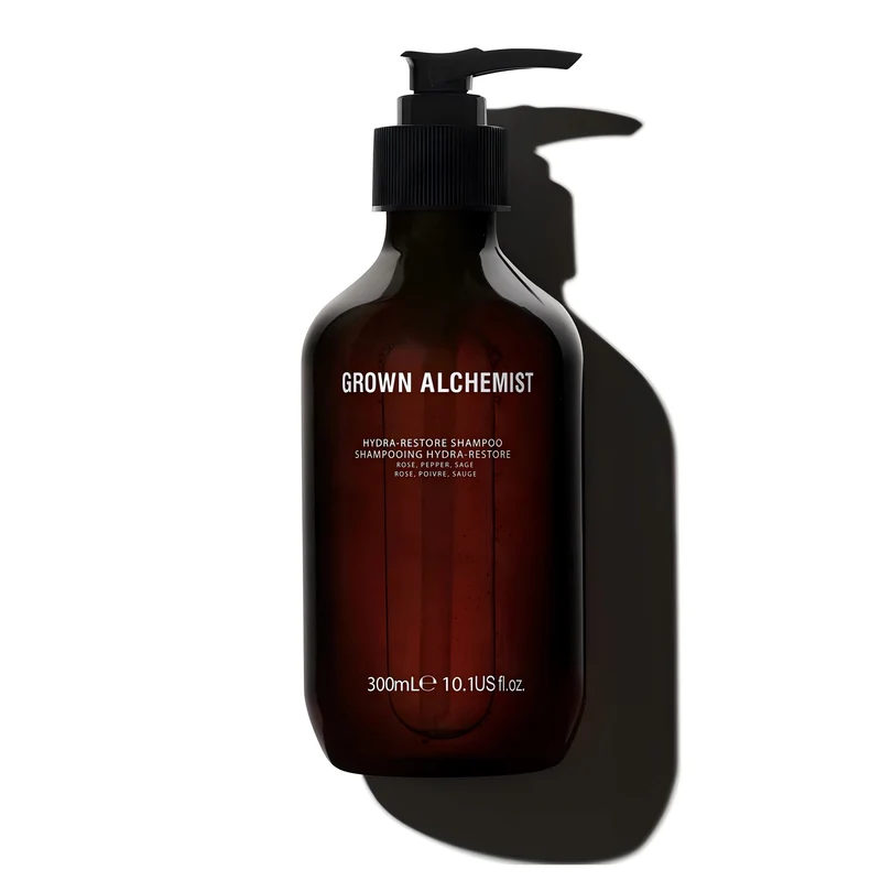 [Self-operated] Grown Alchemist Australian Hydrating Repair Shampoo 300ml, Rose, Pepper, and Sage Scent. Gentle cleansing without drying, deeply moisturizing and repairing, strengthening hair resilience, soothing scalp discomfort, and a premium fragrance experience.