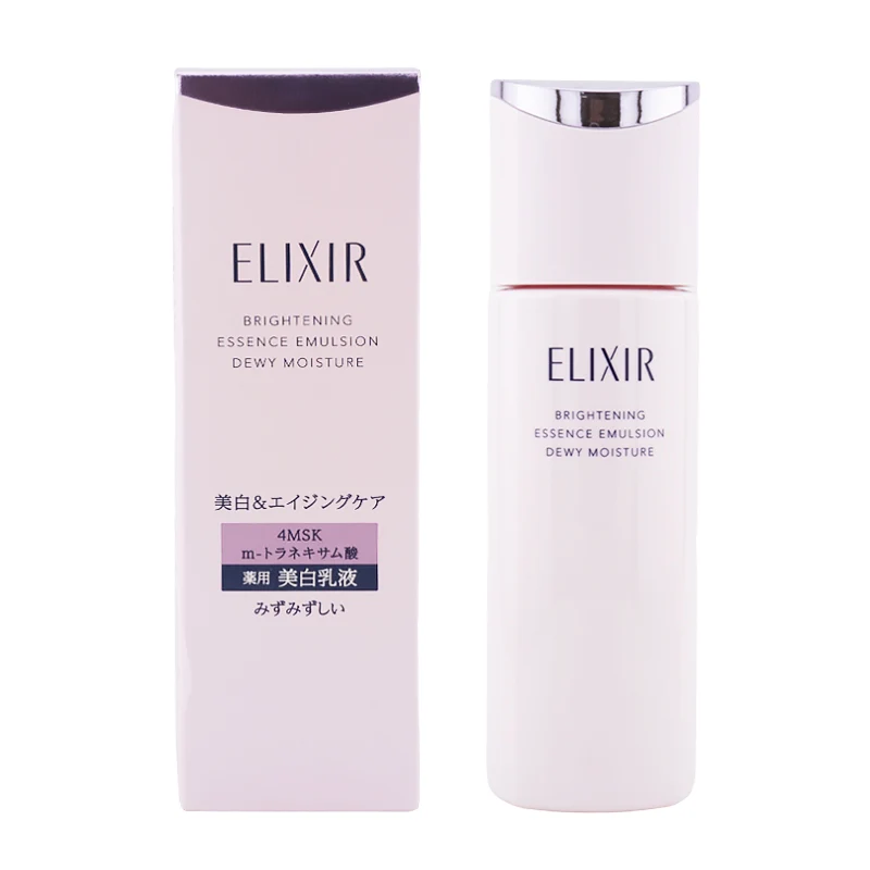 [Self-operated] Shiseido Elixir Pure White Brightening Emulsion (Lightweight) 130ml (Japan) - Moisturizes, whitens, hydrates, prevents dark spots, and inhibits melanin production.