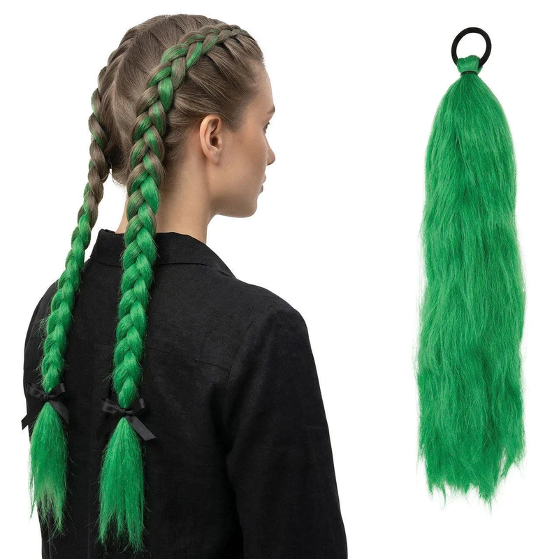 Grüne Strähne