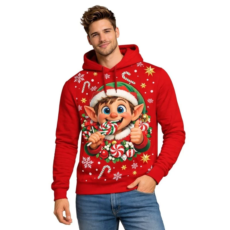 Sweatshirt Weihnachtself für Herren