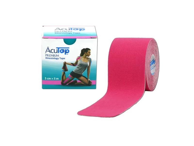 AcuTop Premium Kinesiology Tape, pink, 5 cm x 5 m, 1 Stück