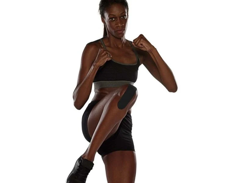 K-Tape Kinesiology Tape, schwarz, 5 cm x 5 m, 1 Stück