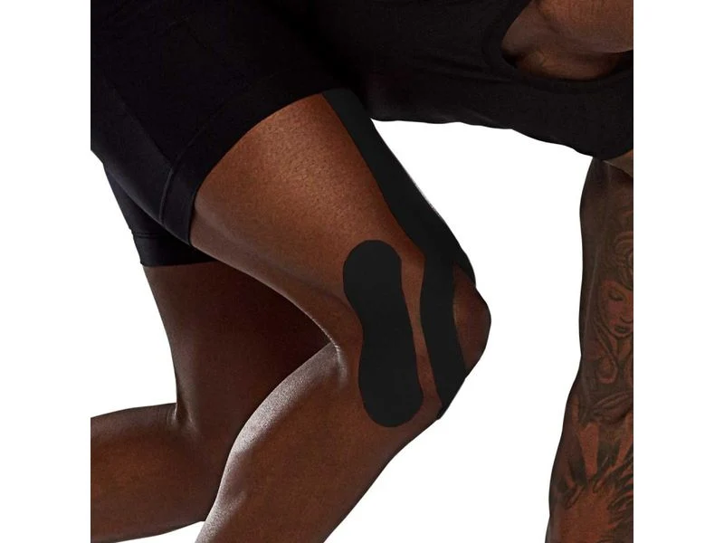 K-Tape Kinesiology Tape, schwarz, 5 cm x 5 m, 1 Stück