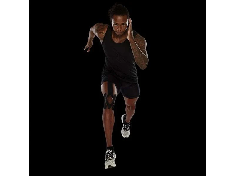 K-Tape Kinesiology Tape, schwarz, 5 cm x 5 m, 1 Stück