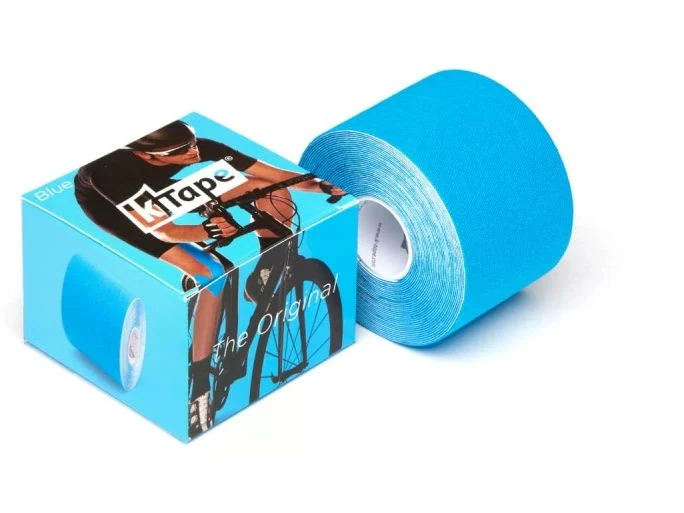 K-Tape Kinesiology Tape, blau, 5 cm x 5 m, 1 Stück