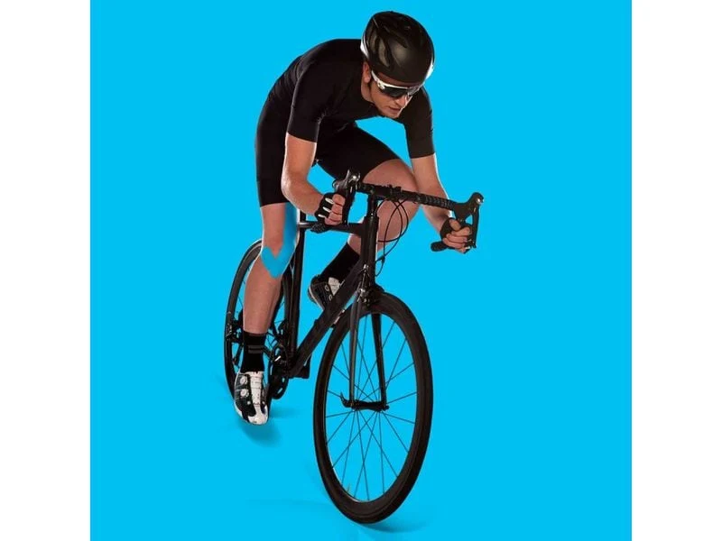 K-Tape Kinesiology Tape, blau, 5 cm x 5 m, 1 Stück