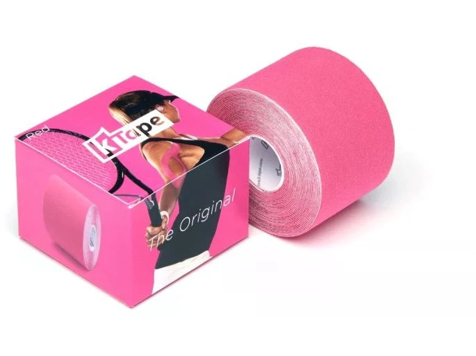 K-Tape Kinesiology Tape, pink, 5 cm x 5 m, 1 Stück