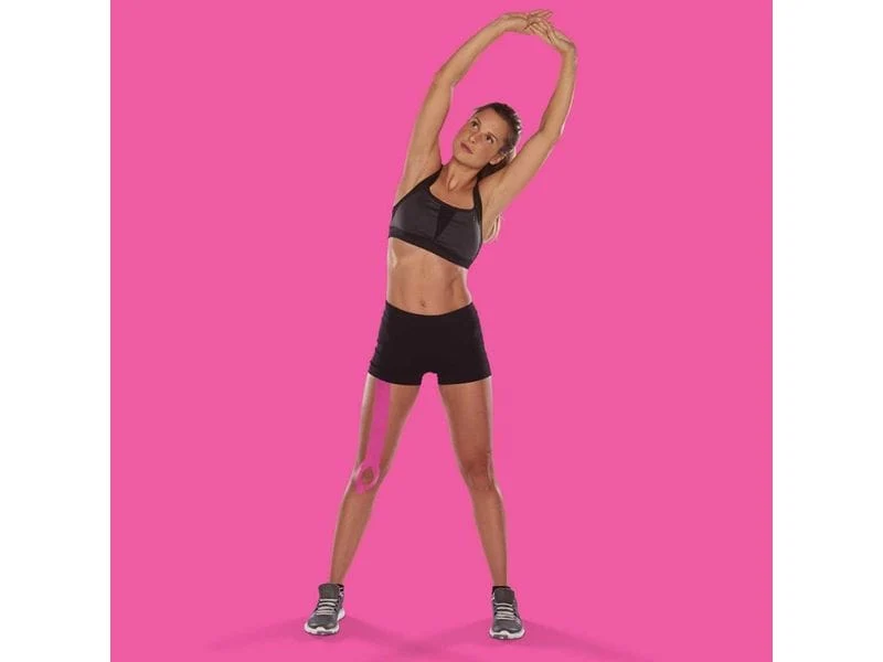 K-Tape Kinesiology Tape, pink, 5 cm x 5 m, 1 Stück