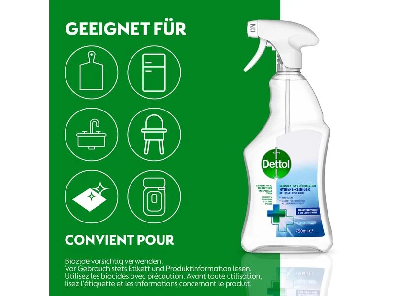 Dettol Desinfektion Hygiene-Reiniger, 750 ml