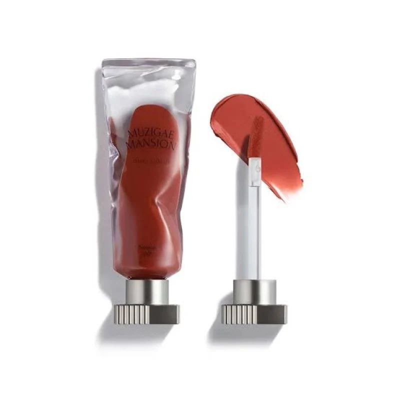 [Self-operated] Muzigae Mansion Korean Ice Cube Lip Gloss #006 Notable 6ml Matte Velvet Lip Gloss, Color Locking, Non-sticky