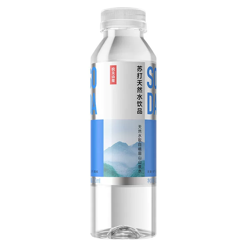 [Self-operated] NONGFUSPRING Original Flavor Soda Water 410ml Sugar-free, Weakly Alkaline, Still Mineral Water Soda Beverage
