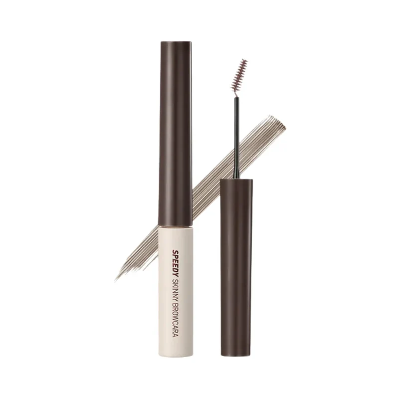 [Self-operated] Korean CLUB CLIO PERIPERA Super Fine Eyebrow Mascara #02 Dark Brown 3g Waterproof, Smooth, Smudge-proof