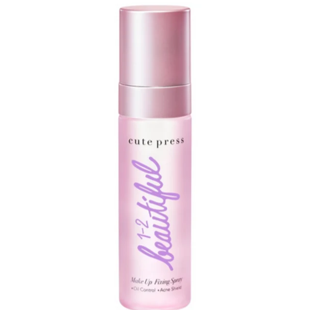 [Self-operated] Cute Press Thailand Oil Control & Acne Treatment Setting Spray 60ml, 12-hour long-lasting oil control, acne treatment, repair, makeup locking, 3-in-1 setting spray, matte finish.