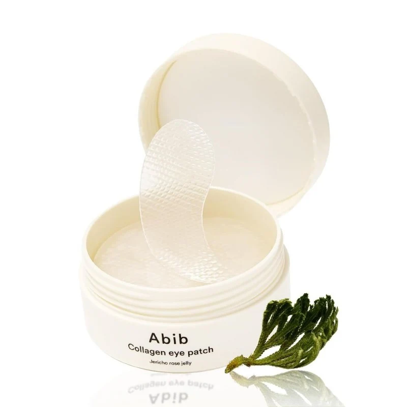 [Self-operated] Abib Resurrection Grass Moisturizing Collagen Eye Mask Patches (60 pieces) from Korea: Brightens the eye area, reduces dark circles, fades fine lines, anti-aging, reduces puffiness. Can be applied to forehead and corners of the mouth.