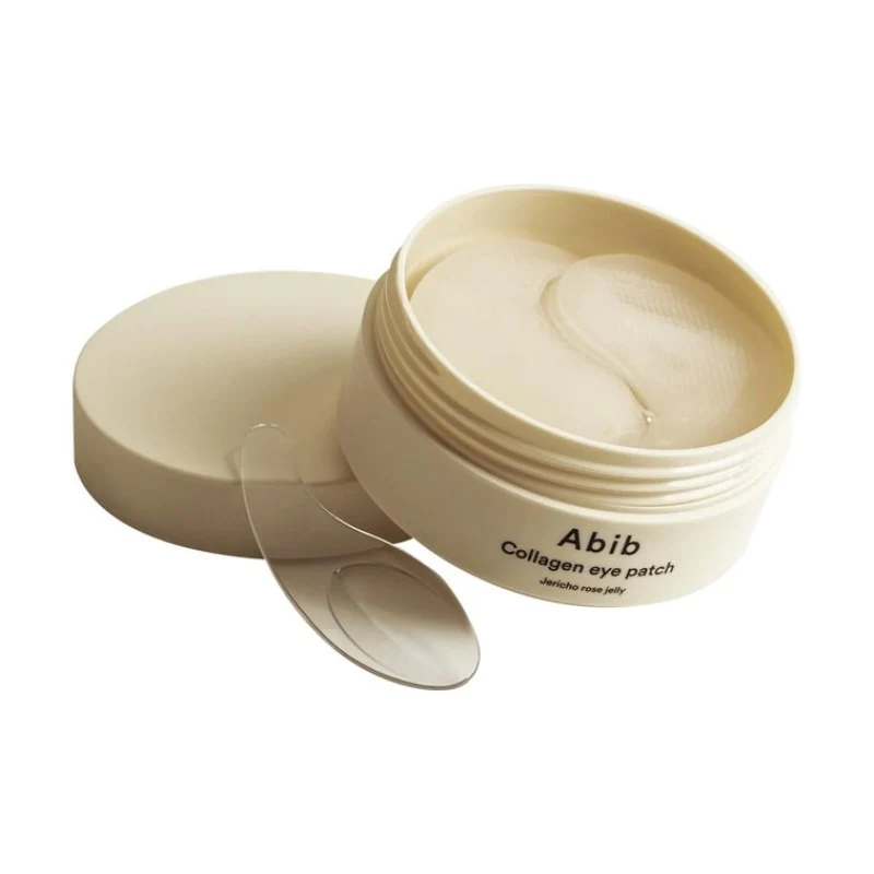 [Self-operated] Abib Resurrection Grass Moisturizing Collagen Eye Mask Patches (60 pieces) from Korea: Brightens the eye area, reduces dark circles, fades fine lines, anti-aging, reduces puffiness. Can be applied to forehead and corners of the mouth.