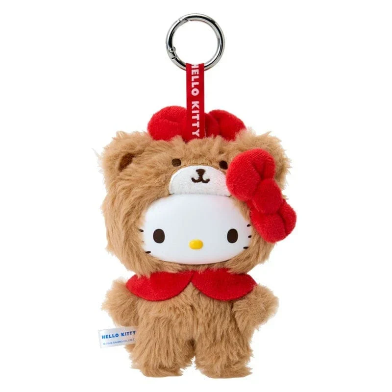 [Self-operated] Japanese Sanrio Hello Kitty plush toy pendant, 1 piece, car pendant, bag charm, keychain