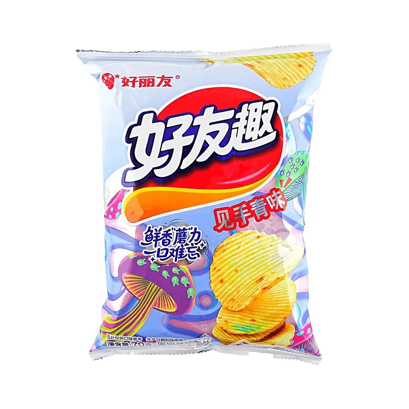 [Self-operated] ORION Korean Wave Potato Chips (Mainland China Version) - 70g (Shouqing Flavor) - A wildly popular and trending snack online.