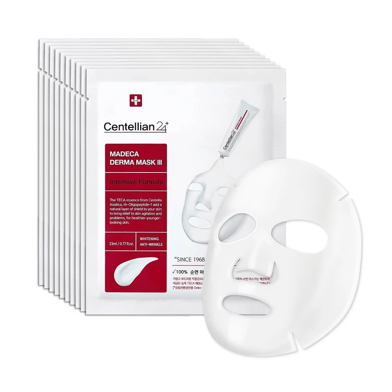 [Self-operated] Centellian24 Madagascar Whitening and Spot-Fading Essence Mask (25ml x 10 sheets) from Korea: Brightens, fades spots, improves dullness, and minimizes pores.