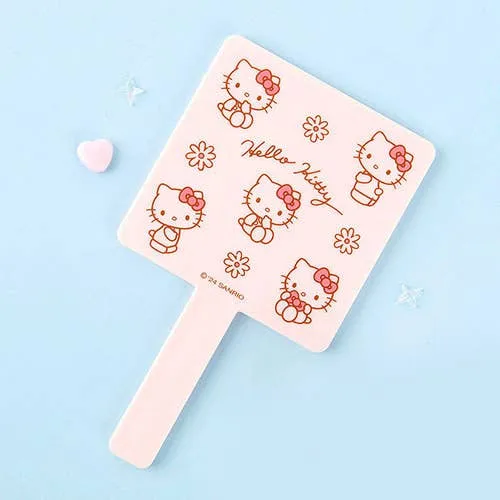 [Self-operated] Japanese Sanrio Hello Kitty Multi-Character Simple Handheld Mirror (1 piece)