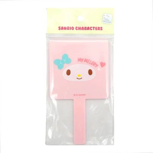 [Self-operated] Sanrio My Melody Character Simple Handheld Mirror (1 piece)