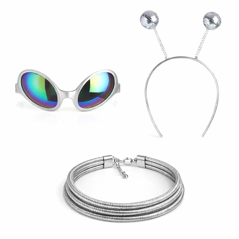 Silbernes Alien-Set