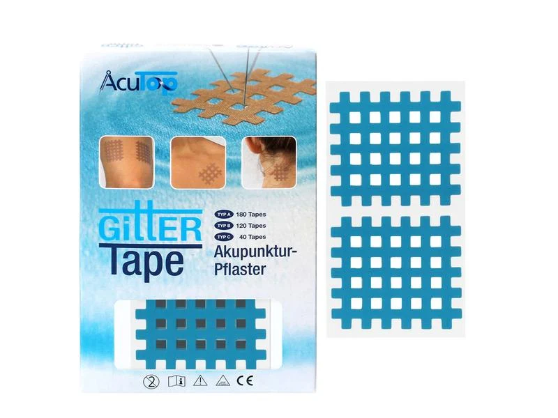 AcuTop Gitter Tape Typ C, blau, 5.2 cm x 4.4 cm, 40 Stück
