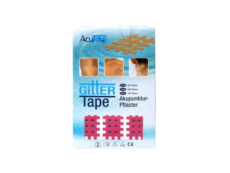 AcuTop Gitter Tape Typ A, pink, 2.5 cm x 2 cm, 180 Stück