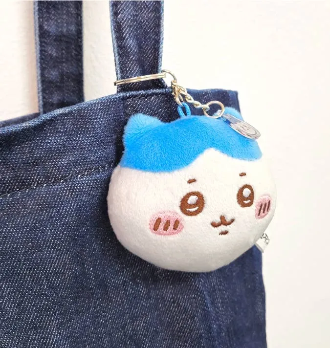 [Self-operated] Japanese Chiikawa Plush Mirror Keychain Bag Charm (1 piece, random color)
