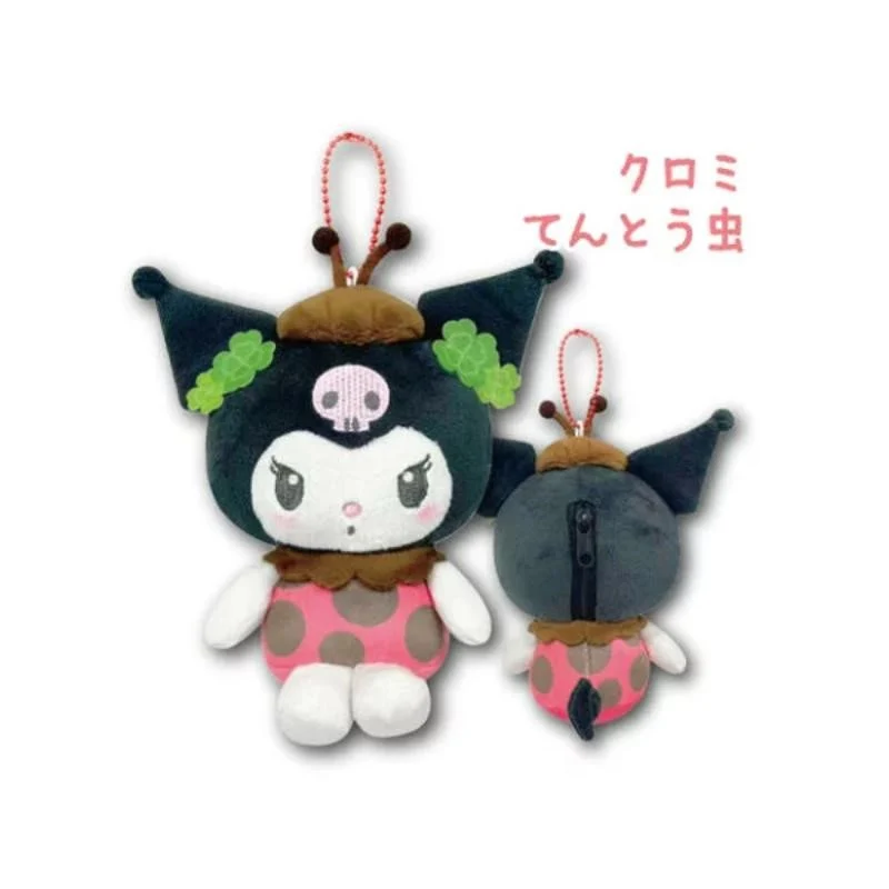 [Self-operated] Sanrio Spring Insect Series Plush Storage Bag, Kolomi Style, 1 Piece, Small Coin Purse, Charm, Keychain
