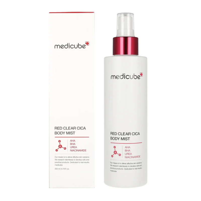 [Self-operated] MEDICUBE Centella Asiatica Soothing and Acne-Clearing Spray 200ml (Korea) - Suitable for acne-prone skin, soothing, moisturizing, and improving back acne.