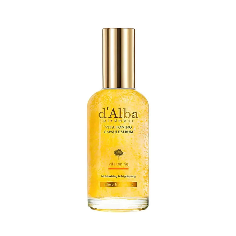 [Self-operated] Korean d'Alba Vita Skin Toning Capsule Essence 100ml Brightening and Whitening Vitamin C Essence Improves Dullness