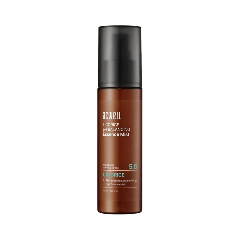[Self-operated] ACWELL Korean Licorice pH Balancing Essence Spray 100ml: Replenishes moisture, non-sticky, highly moisturizing, pre-makeup hydrating sheet cream, soothes and repairs skin barrier for sensitive skin.