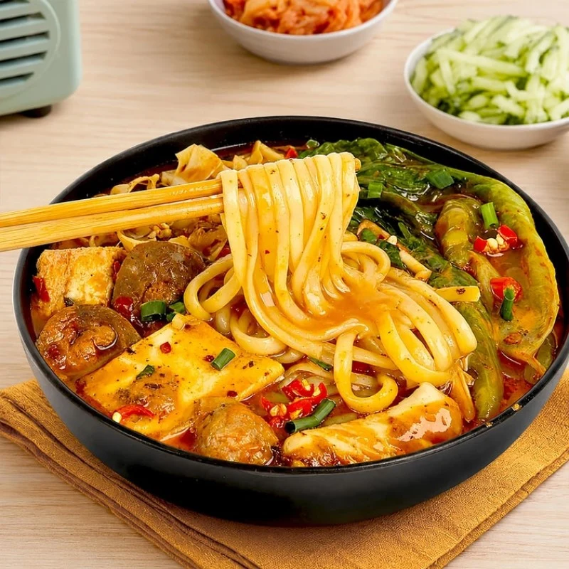 [Self-operated] Fengtian Meiling Northeast Sticky Spicy Hot Pot 433g Purple Sweet Potato Extract, Zhang Meiling's Same Style, 90-Day Short Shelf Life, Northeast Specialty Sticky Spicy Hot Pot with Sesame Sauce and Thick Soup, Quick Meal/Late Night Snack