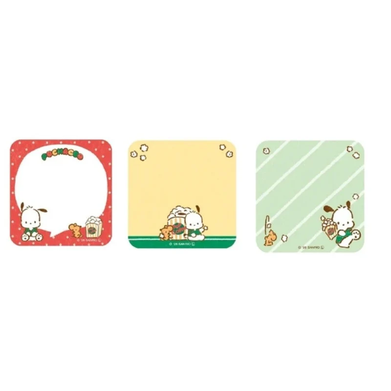 [Self-operated] Sanrio Mini Memo Pads - 3 Designs * 20 Sheets - Convenient and Compact Notebook