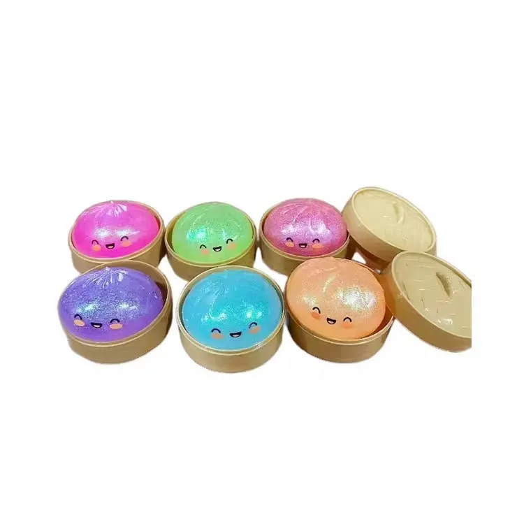 [Self-operated] Glittery Soft and Cute Bun Mystery Blind Box (1 box) - Adorable Stress-Relieving Toy Glittery Squeezable Toy Blind Box