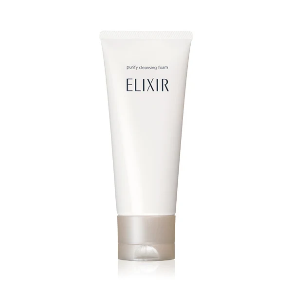 [Self-operated] Japanese SHISEIDO ELIXIR Pure Skin Cleansing Milk 145g Brightening Refreshing Deep Cleansing Pore Cleansing Milk