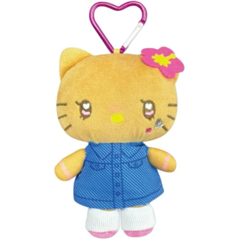 [Self-operated] Japan Sanrio Hello Kitty Plush Storage Bag Y2K Spicy Style 1-Pack Small Coin Purse Charm Bag Keychain