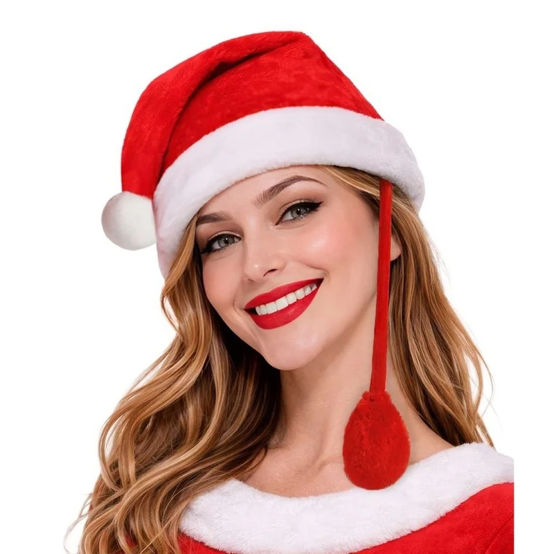 Animierte Weihnachtsmann-Mütze für Erwachsene