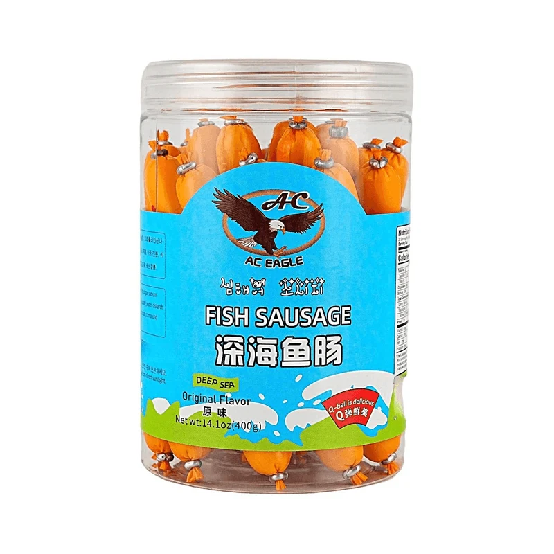[Self-operated] Korean AC EAGLE Deep Sea Fish Sausage, Original Flavor, 400g, Fresh and Tender Fish and Ham Sausage