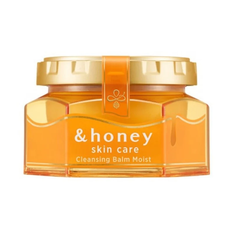[Self-operated] Japan & Honey Anti-Hanako VICREA Honey Cleansing Balm/Oil (Moisturizing) 90g Deep Cleanses Pores and Moisturizes Makeup Remover for Face and Eyes