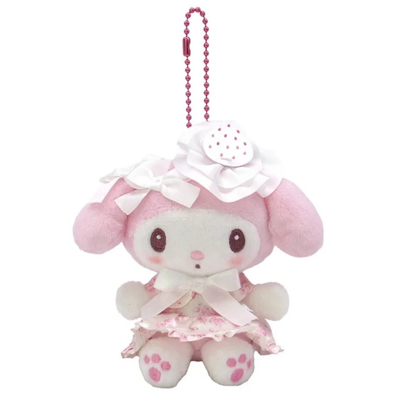 [Self-operated] Sanrio 50th Anniversary Strawberry Lolita Series Sweet Girl Limited Edition Doll Keychain My Melody 1 Car Hanger Bag Charm Keychain