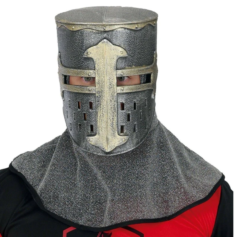 Kreuzritter-Mittelalter-Ritterhelm