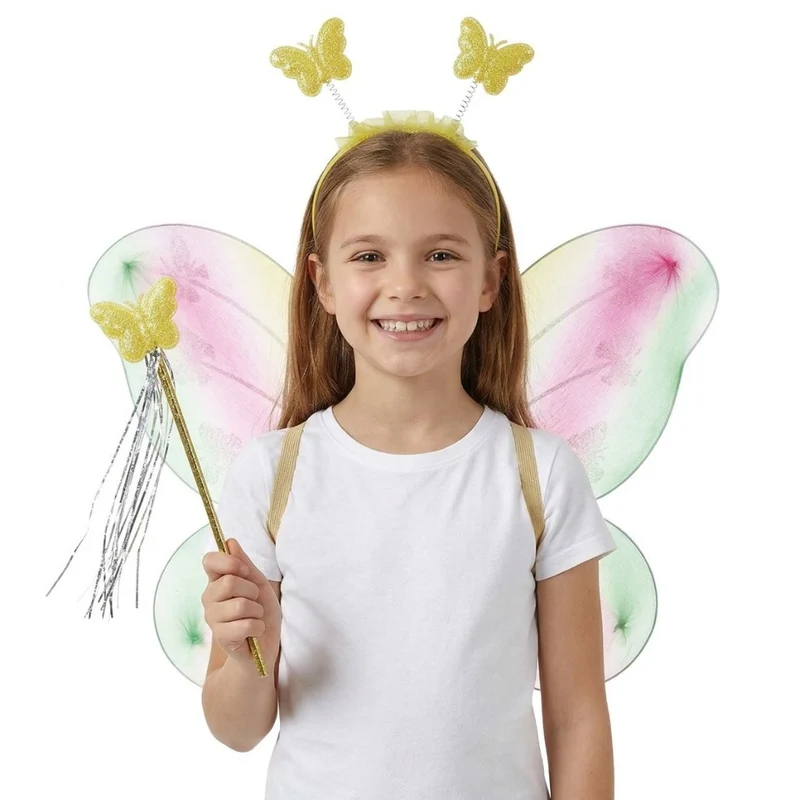 Buntes Schmetterlingsfee-Set