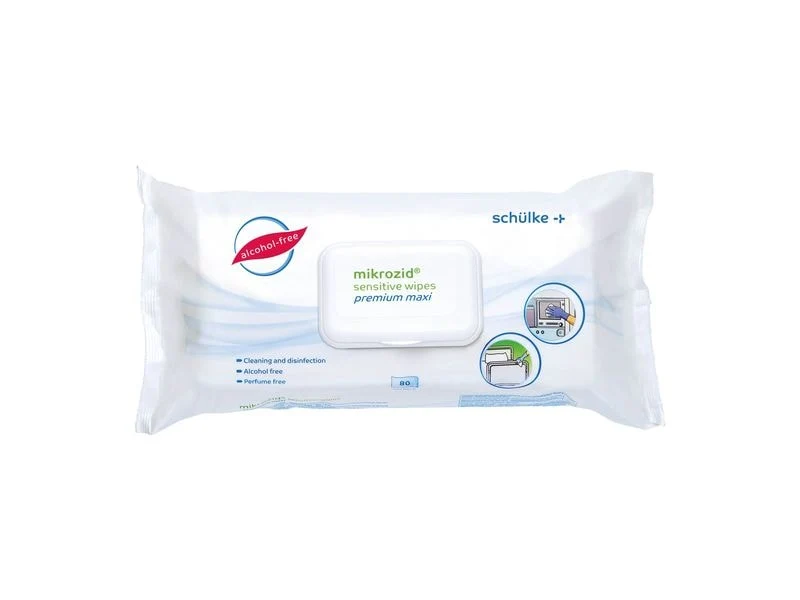Schülke Mikrozid sensitive wipes premium maxi, 80 Tücher