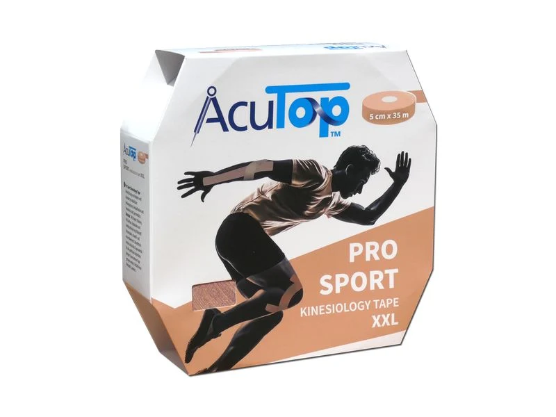 AcuTop Pro Sport Kinesiology Tape XXL, beige, 5 cm x 35 m, 1 Stück