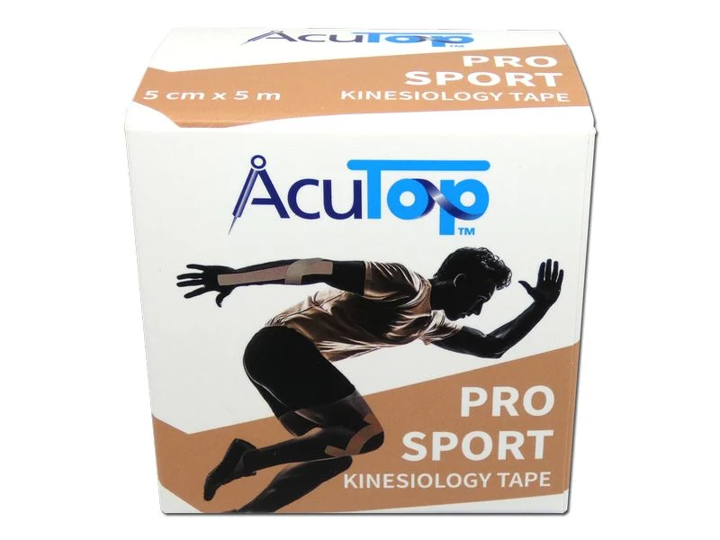 AcuTop Pro Sport Kinesiology Tape, beige, 5 cm x 5 m, 1 Stück